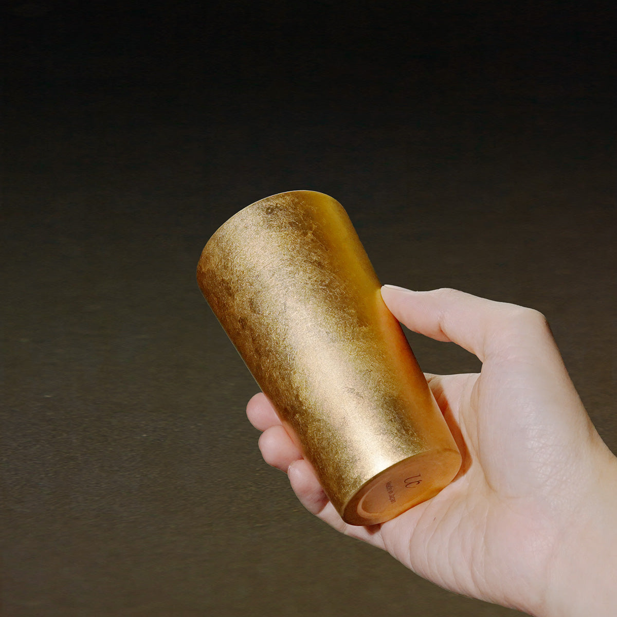 Shima Cup Pair Beer Glasses "Haku Goromo" - Yamanaka Lacquerware