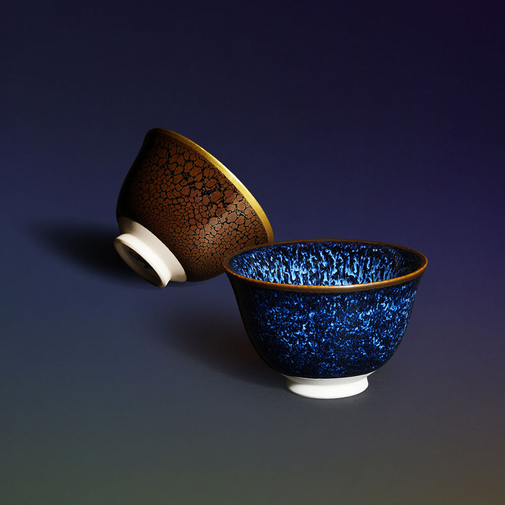 Shinemon Kiln Ochoko Sake Cup Set (8 Colors) - Arita Ware
