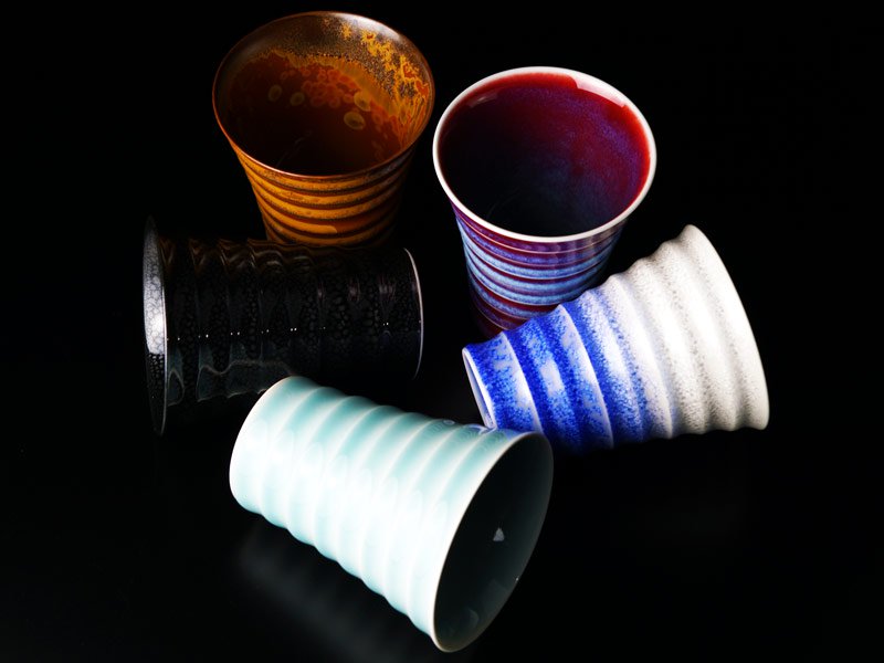 Shinemon Kiln Youhen Tumbler Set (5 Colors) - Arita Ware