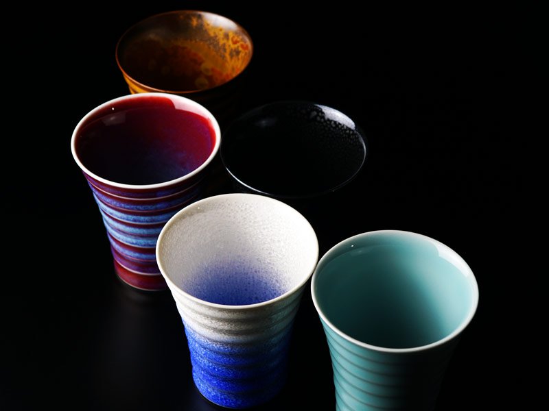Service de verres à shochu Yohen Goshiki